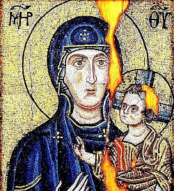 Mозаична иконa Богородице Одигитрије