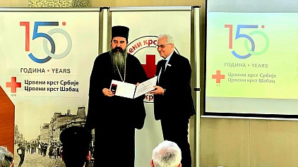 Епархија шабачка добитник Златног знака Црвеног крста